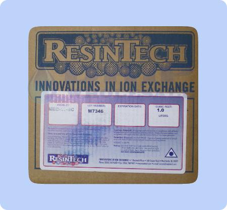 Resintech MBD-16-SC is a premium mixed bed resin per Cubic Foot