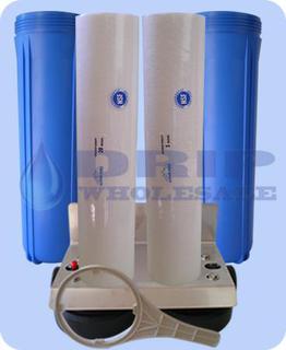 Twin 20 BB Housings Gradient Density 20 and 1 Micron Prefilters